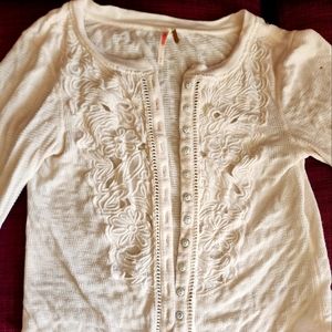 White xs cardigan Free People
